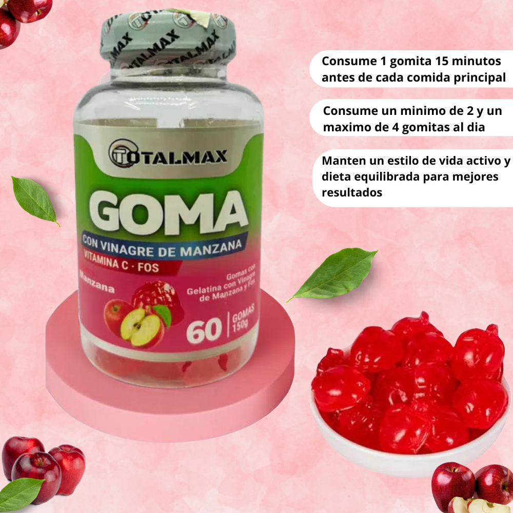 Vinagre de manzana en gomitas x60🍎