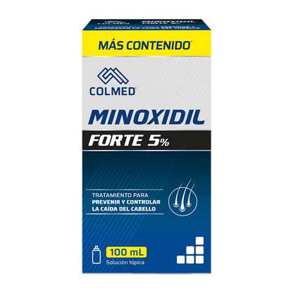 Minoxidil Forte Colmed Solucion Topica 5% X 100Ml