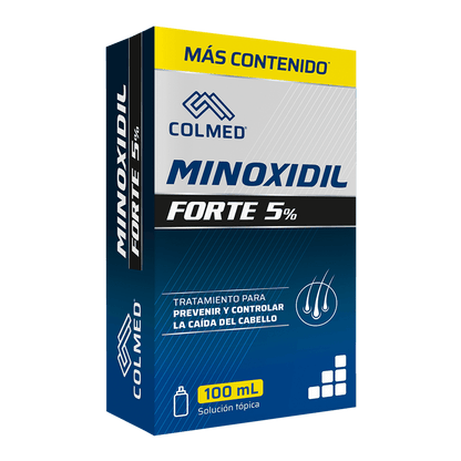 Minoxidil Forte Colmed Solucion Topica 5% X 100Ml