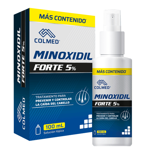 Minoxidil Forte Colmed Solucion Topica 5% X 100Ml