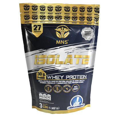 Isolate Whey Protein Sabor Vainilla x 3 Lbs Natural Systems